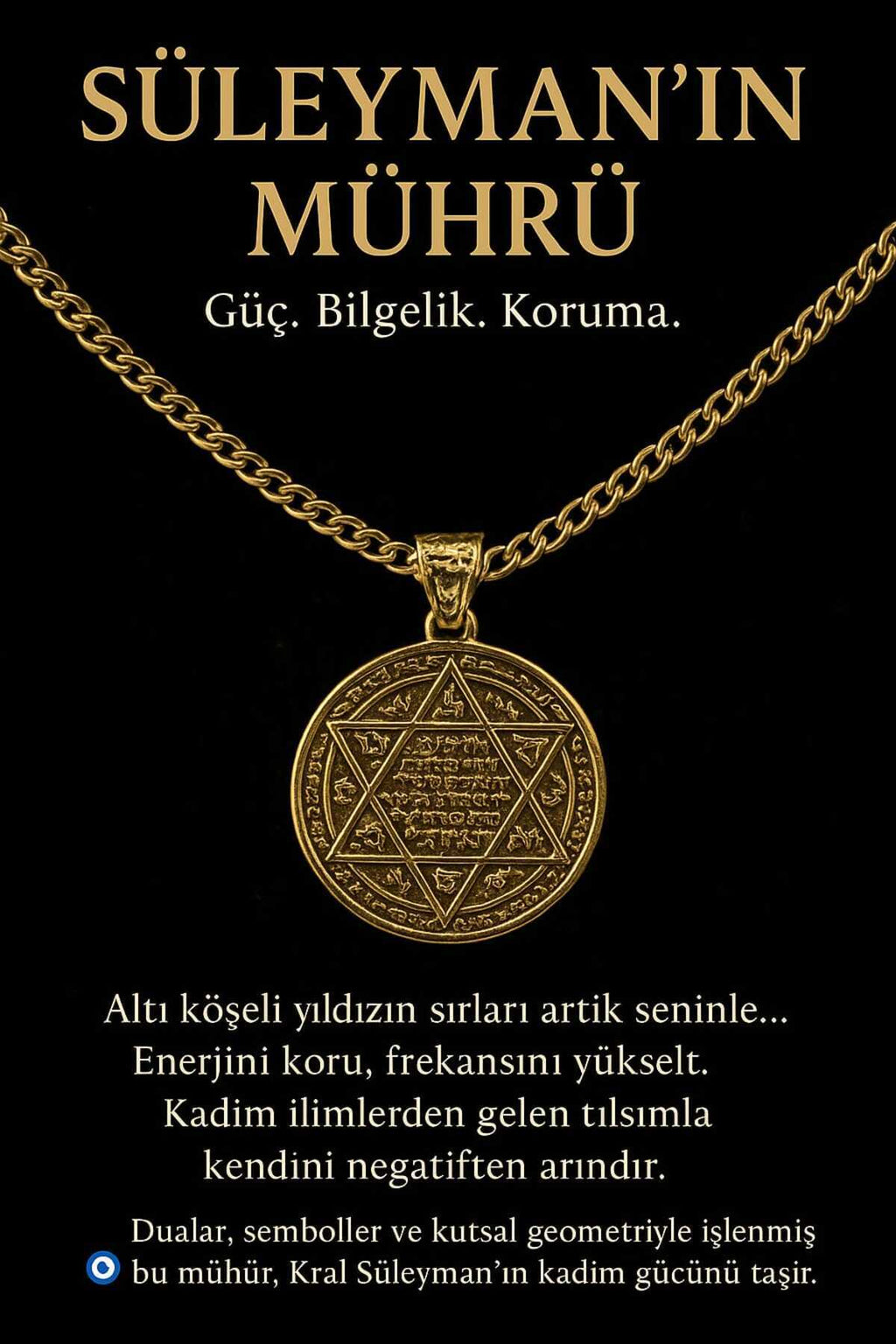 Süleymanın Mührü Kolyesi