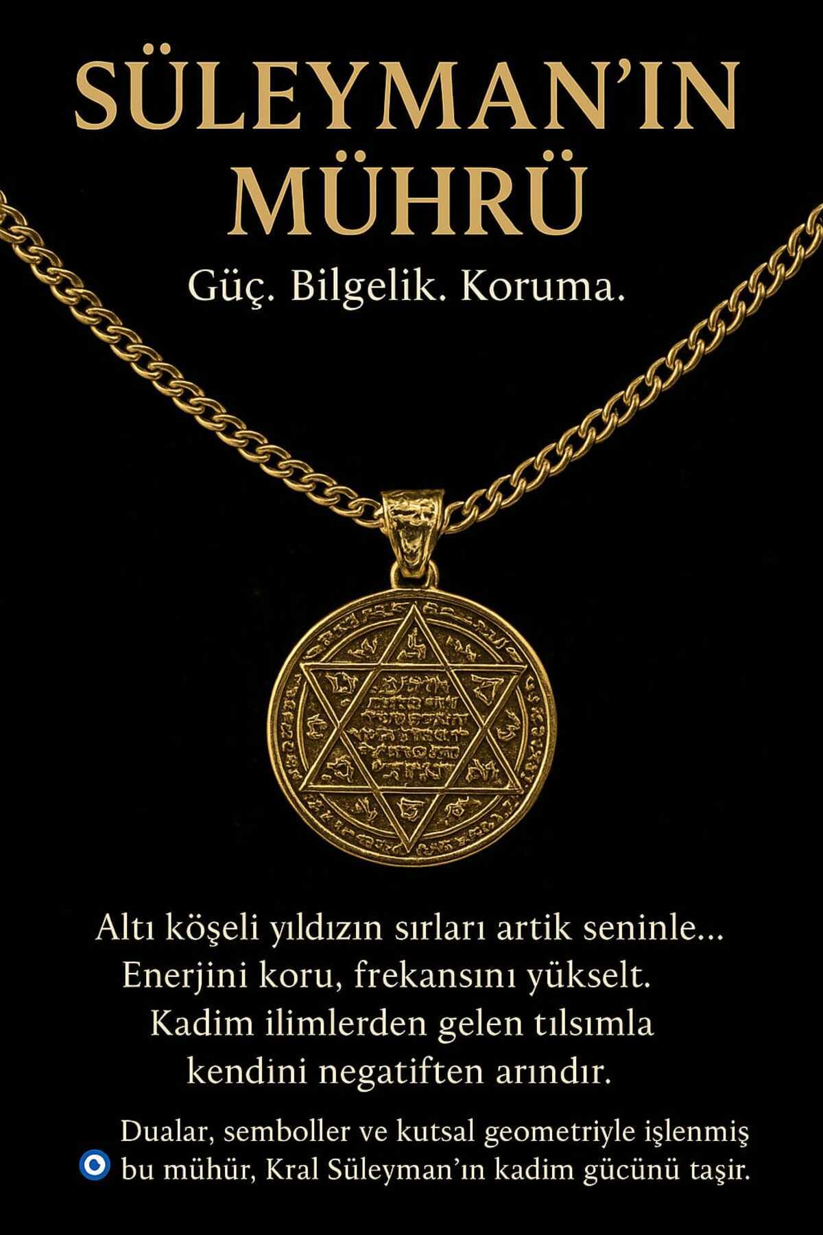Süleymanın Mührü Kolyesi
