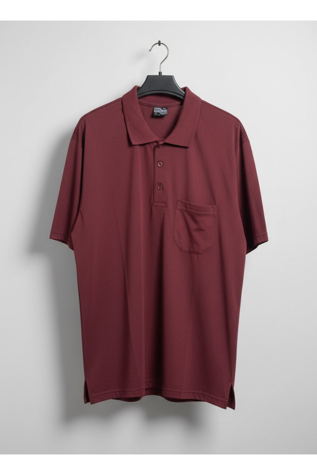 ErkekPolo Yaka T-shirt (Bordo)