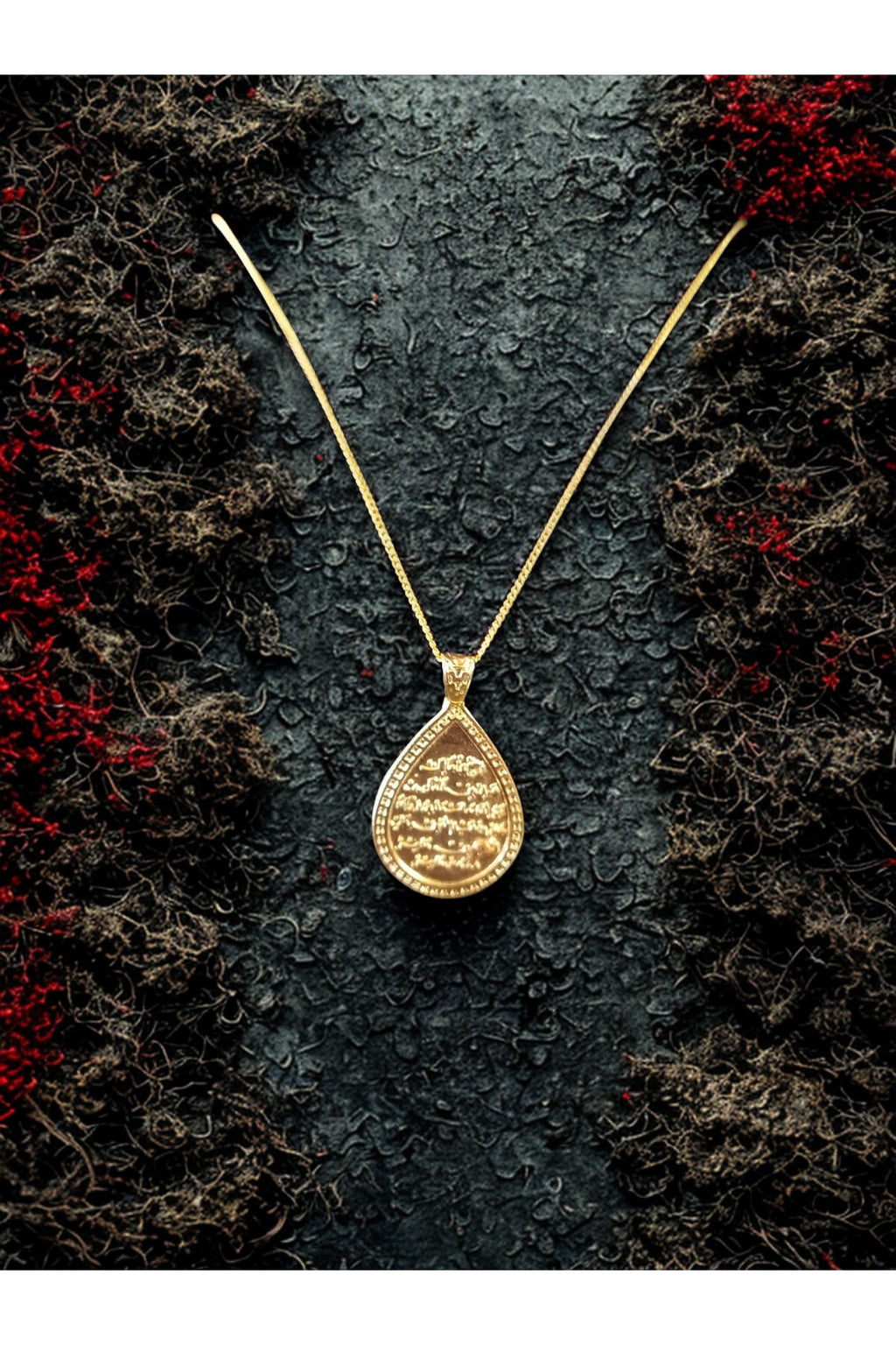 Kıtmır Dualı Gold Nazar Kolyesi